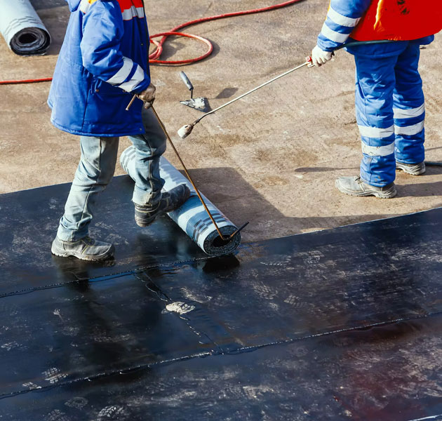 Traitement bitumeux sur toit terrrase à Sartrouville (78500) dans les Yvelines 78